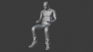 sitting