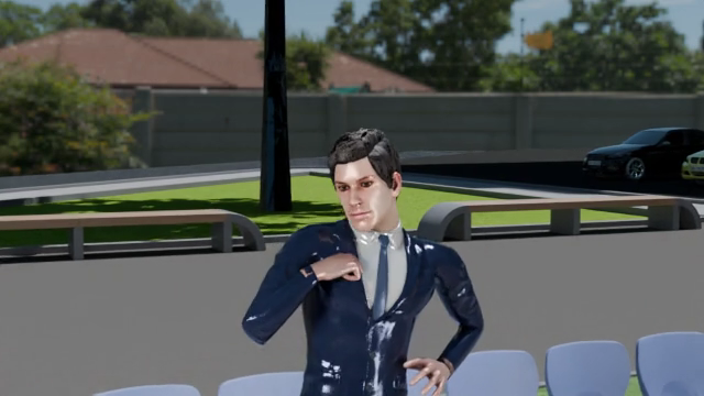 stiff considers gesture