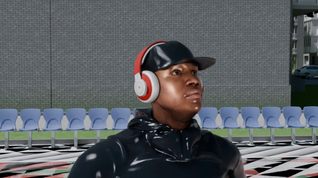 character on screen
